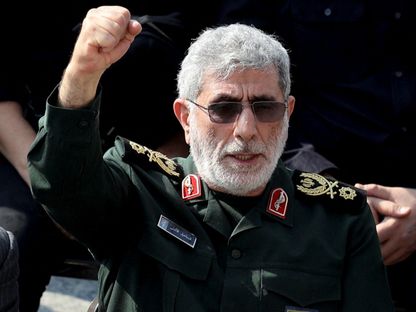 إسماعيل قاآني قائد "فيلق القدس" التابع للحرس الثوري الإيراني في طهران. 15 أكتوبر 2024 - Reuters