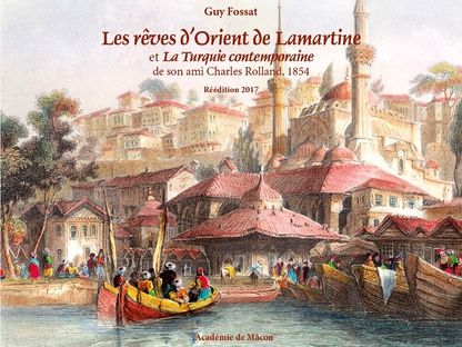 غلاف كتاب "حلم الشرق" للكاتب الفرنسي لا مارتين - academiedemacon.fr