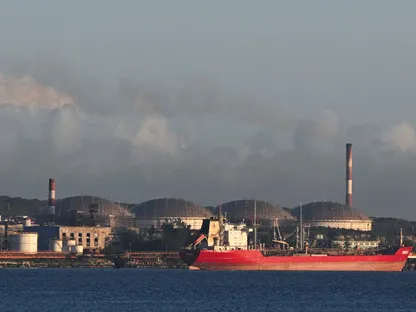 ناقلة النفط "بريمولا" في ميناء ماتانزاس، كوبا. 7 يناير 2026 - Reuters