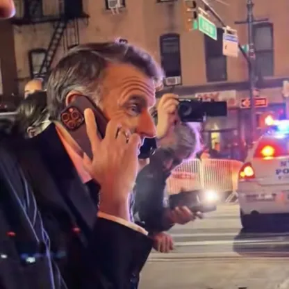 موكب ترمب يعيق حركة ماكرون في شوارع نيويورك