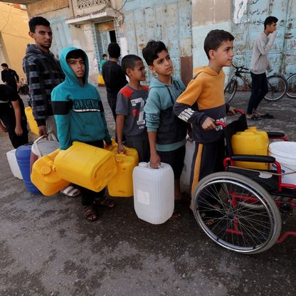 اليونيسف: الجوع والعطش يهددان آلاف الأطفال النازحين في غزة