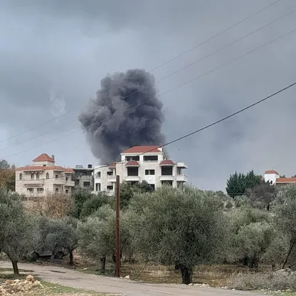 الجيش الإسرائيلي يشن سلسلة غارات على جنوب وشرق لبنان