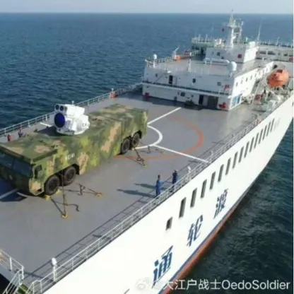 لتعزيز قدراتها العسكرية.. الصين تختبر سلاح ليزر على متن سفينة مدنية