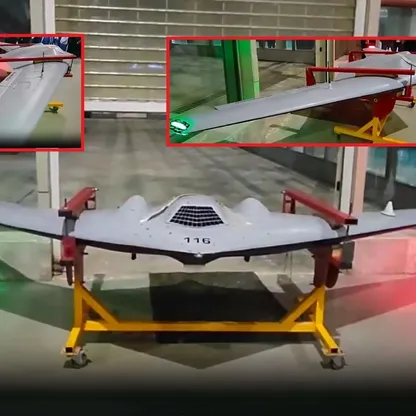 إيران تختبر محركاً نفاثاً لمسيرتها الشبحية شاهد 161