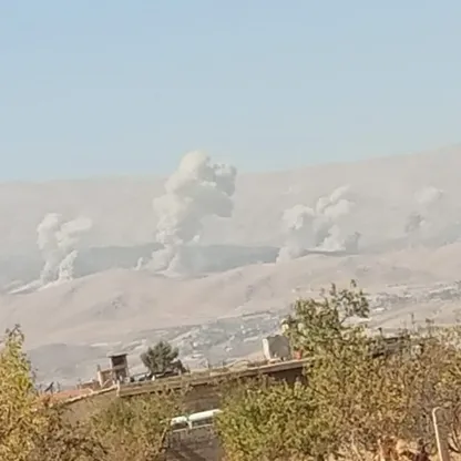 لبنان.. غارات إسرائيلية عنيفة على البقاع تودي بحياة شخصين