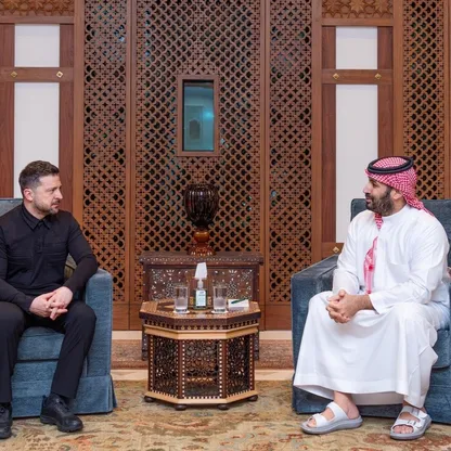 ولي العهد السعودي يبحث مع الرئيس الأوكراني التصعيد العسكري في الشرق الأوسط