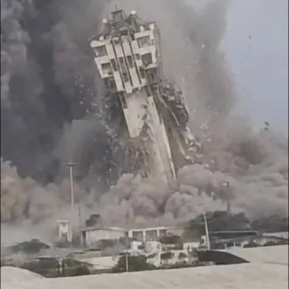 ماذا نعرف عن المبنى الإيراني المدمر الذي نشر صورته وزير الحرب الأميركي؟
