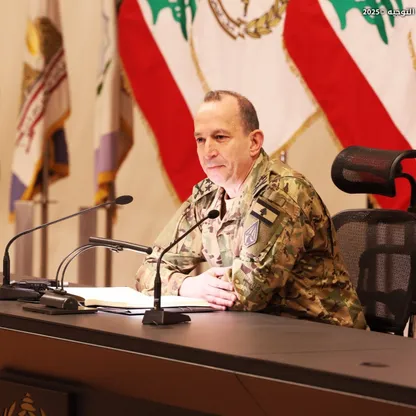 الجيش اللبناني: حصر السلاح دخل "مرحلة متقدمة".. والعمل جنوب الليطاني لا يزال مستمراً