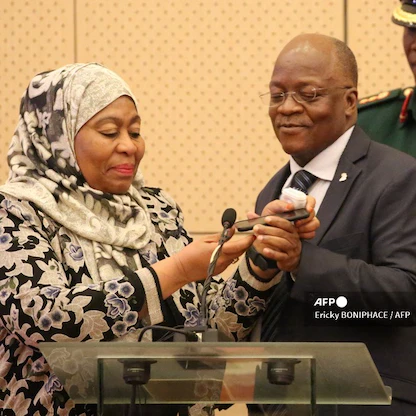 سامية حسن تؤدي اليمين كأول رئيسة لتنزانيا خلفاً لماغوفولي 