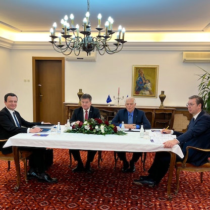 الاتحاد الأوروبي يعلن توصل صربيا وكوسوفو لاتفاق "غير نهائي" على التطبيع
