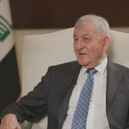 الرئيس العراقي لـ"الشرق": لا توجد أزمة دولار.. وإقالة الحلبوسي أمر قضائي