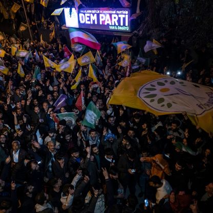 اعتقال 340 في احتجاجات بجنوب تركيا بعد حرمان مرشح معارض من منصبه