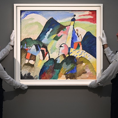 بيع لوحة الرسام الروسي كاندينسكي بـ44.7 مليون دولار في لندن
