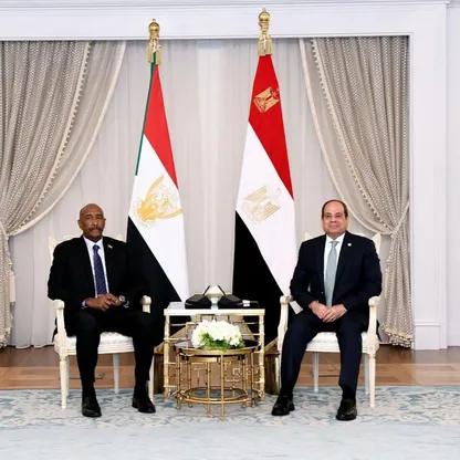 تسوية الأزمة السودانية على طاولة مباحثات السيسي والبرهان في القاهرة