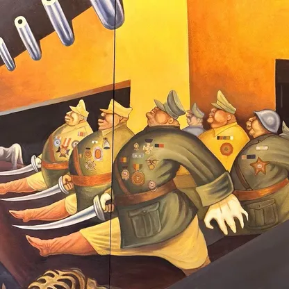 "رسام الثورة" البوليفية ميغيل ألانديا.. عندما يحاكم الفن الديكتاتورية