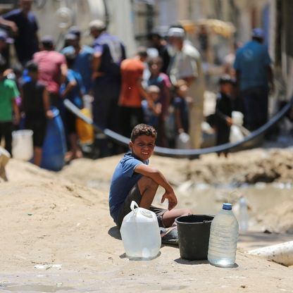 "يونيسف": سيبدأ الأطفال بالموت عطشاً في غزة.. شبكات المياه تنهار