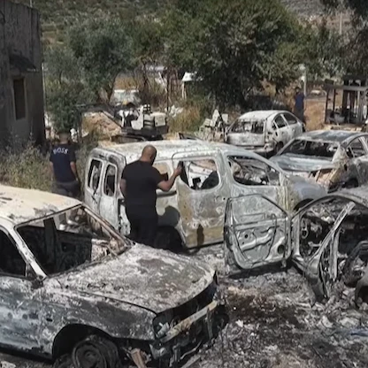 مستوطنون يهاجمون قرى فلسطينية.. وإسرائيل تدفع بتعزيزات للضفة
