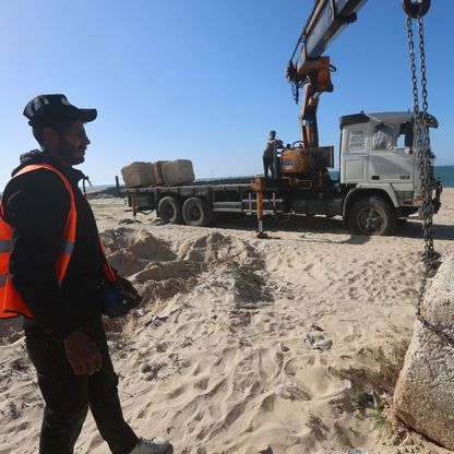 واشنطن تعلن بدء إنشاءات رصيف المساعدات البحري أمام ساحل غزة