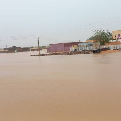 انهيار مئات المنازل جراء السيول والفيضانات شمالي السودان