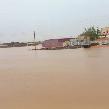 انهيار مئات المنازل جراء السيول والفيضانات شمالي السودان