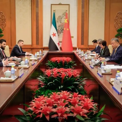 الصين وسوريا.. اتفاق على تنسيق التعاون في مجالات الاقتصاد والأمن ومكافحة الإرهاب
