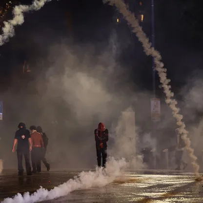 صور.. إيطاليون يحتجون على لقاء منتخب بلادهم مع إسرائيل في تصفيات كأس العالم