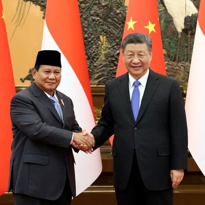 رئيس إندونيسيا الجديد يصل الصين في أولى زياراته الخارجية