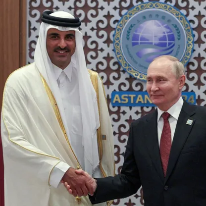 أمير قطر يزور موسكو.. وأوكرانيا والشرق الأوسط على أجندة اللقاء مع بوتين
