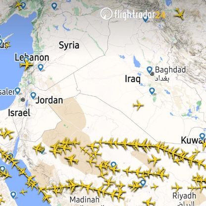 الهجوم الإيراني على إسرائيل يعرقل حركة الطيران.. تعرّف على الرحلات المتأثرة