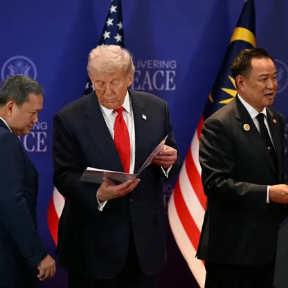 ترمب يعلن التوصل إلى اتفاق لوقف إطلاق النار بين تايلندا وكمبوديا