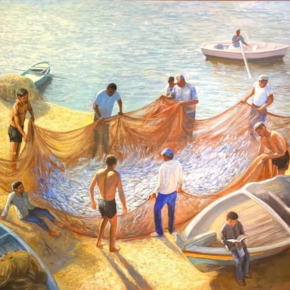 "لمة حلوة" للفنان فريد فاضل.. رحلة في يوميات المصريين