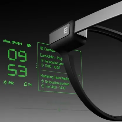 إطلاق نظارة Even G2 بشاشة مدمجة متطورة وخاتم ذكي للتحكم