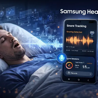 سامسونج تطور تطبيق الصحة على هواتف جلاكسي لرصد الشخير