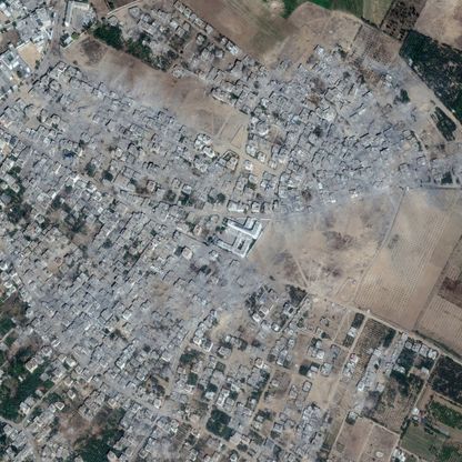 حرب غزة.. صور أقمار اصطناعية تكشف ما فعلته غارات إسرائيل في القطاع