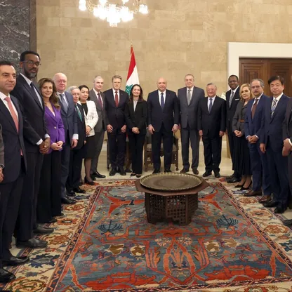 عون لوفد مجلس الأمن: المفاوضات مع إسرائيل تهدف لتجنيب لبنان جولة عنف جديدة