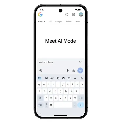 AI Mode.. جوجل تضع الذكاء الاصطناعي في قلب مستطيل البحث
