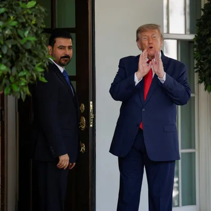 ترمب يستقبل علي الزيدي في البيت الأبيض: "نحب العراق"