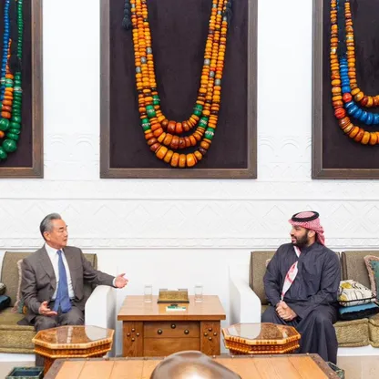 ولي العهد السعودي يتلقى رسالة خطية من الرئيس الصيني