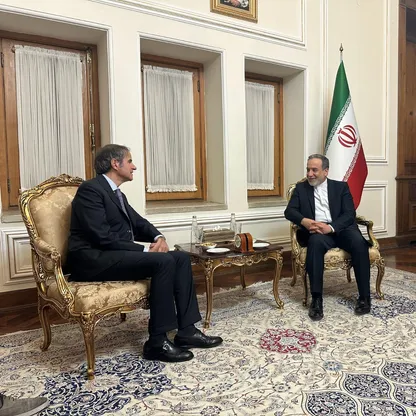 جروسي من طهران: نحتاج للدبلوماسية.. ويجب تقديم ضمانات بشأن سلمية برنامج إيران النووي