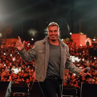 تعرف على كواليس تحضير ألبوم عمرو دياب الجديد "مكانك"