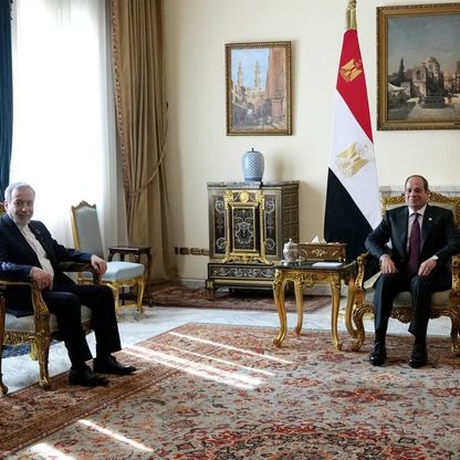 السيسي يستقبل وزير خارجية إيران ويؤكد حتمية عودة الملاحة إلى طبيعتها في البحر الأحمر