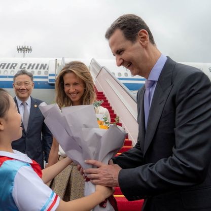 الرئيس السوري بشار الأسد يصل الصين في أول زيارة منذ 19 عاماً