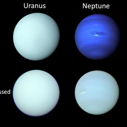 دراسة جديدة تكشف الألوان الحقيقية لكوكبي نبتون وأورانوس