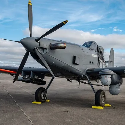 "مثالية للعمليات الخاصة".. أميركا تتسلم أول طائرة Skyraider II