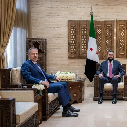 الشرع يستقبل فيدان لبحث العلاقات الثنائية والمستجدات الإقليمية