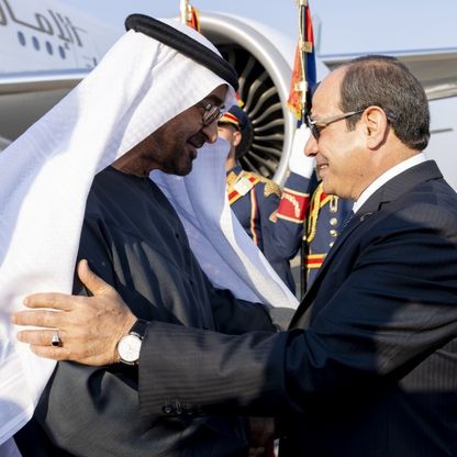السيسي يستقبل الرئيس الإماراتي في "زيارة أخوية" إلى مصر