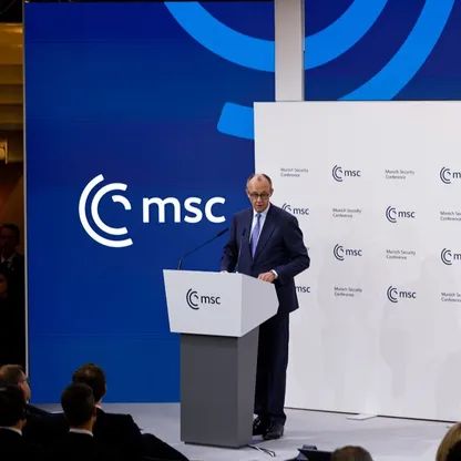 المستشار الألماني في مؤتمر ميونخ للأمن: النظام العالمي الذي نعرفه لم يعد قائماً