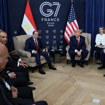 ترمب والسيسي يبحثان "سد النهضة" والتجارة على هامش قمة مجموعة السبع