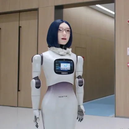 شركة صينية تكشف عن روبوت خدمي يشبه البشر ويجيد المحادثة