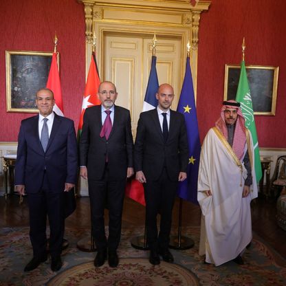 اجتماع رباعي في باريس لبحث وقف حرب غزة والدفع نحو حل الدولتين